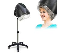 1000W Standing Hair Dryer Digital Hooded Hair Dryer Adjustable Hooded Floor Hair Dyer Professional Salon Hair Drying Machine for Hairdresser Styling Black Elitzia