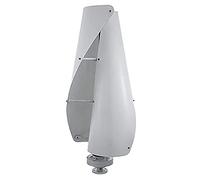 1000W Vertical Wind Turbine,3 Phase Permanent Magnet Generator 12V 24V 48V Vertical Axis Coreless Wind Turbine (12V with Controller, White),12v