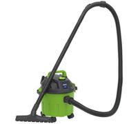 1000W Wet & Dry Vacuum Cleaner - 10L Drum - Blower Facility - High-Vis Green