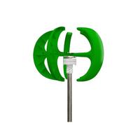 1000W Wind Turbine 12V/24V 5 Blades Wind Turbine Generator Complete Set Windmill Generate Vertical Axis Wind Turbine(Green,Wind turbine only,12V)