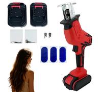 1000WCordless Portable Electric Wig Hair Tie Machine, Salon Wig Making Braider Machine, Semi-Automatic Hair Wefting & Ventilating Tool, for PU Scalp Wigs & Lace Frontals w/2 Rechargeable Cells