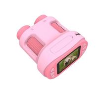 1000X 2-in-1 Handheld Microscope and Binoculars with LCD Screen, Built-in Storage, Rechargeable Battery, and Magnification Range,4K 2.0" Screen Educational Science Kit Digital Microscope (Pink)
