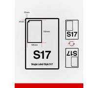 1000x A4 EBAY/AMAZON INTEGRATED LABELS STICKY ADDRESS POST PACK PAPER INKJET Royal Mail Click and Drop (S17)