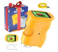 1000X Handheld Digital Microscope for Kids: Portable Miniscope with 2.0" IPS Screen - STEM Outdoor Toys for Age 4-12 - Birthday Gifts for Girls Boys - Science Gadget Edu Kits