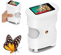 1000X Handheld Microscope for Kids, Portable Mini Pocket Microscope with 4k 2.0" Screen, Digital Magnifying Glass Scope Science Kits for Home School Lab, Science Gadget Edu Kits for Ages 4-12