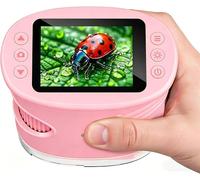1000X Handheld Microscope, Wonder Quest Kids Digital Magnifying Glass, 4K 2.0" Screen, Portable Mini Pocket Microscope for Home School Lab, 2MP Camera, USB Export (Purple)