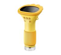 1000X Lab Digital Microscopes Equipment with 8 LED Light Electronic Magnifier Camera 2 Inch IPS Screen Mini Portable(Yellow)