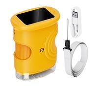 1000X Magnification Rechargeable Experimental Toy Digital Microscope with 5cm Screen | for Boys Girls School Home Exploration Outdoor