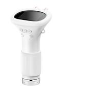 1000X Pocket Microscope for Kids 2 Inch IPS Screen Lab Digital Microscopes Equipment with 8 LED Light Mini Portable(30X 10X 12LED Black)