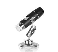 1000X WiFi Digital Microscope for iPhone/Android Cellphones Tablet, Cainda Wireless Handheld Microscope with Metal Bracket, Mini Design Pocket Size