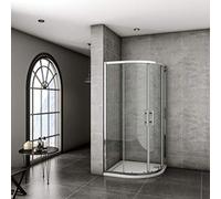 1000x1000x1900mm Quadrant Shower Enclosure Cubicle Glass Screen Sliding Shower Door