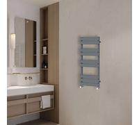 (1000x450mm) NRG Flat Panel Heated Towel Rail Bathroom Rad Radiator Anthracite