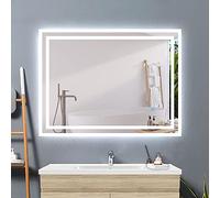 1000x600 Bathroom Mirrors with LED Lights Anti Fog Touch Sensor Wall Mounted IP44 Dustproof Waterproof