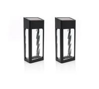 1001 Auraglow Solar Powered Colour-Changing Dusk To Dawn Glass Fence & Wall Light