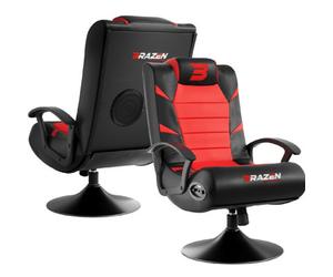 1001 Brazen Pride 2.1 Bluetooth Surround Sound Gaming Chair - Red