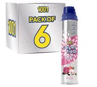 1001 Carpet Fresh Blush Rose & Magnolia 300ml x 6 • Quick-Drying Carpet, Rug & Upholstery Freshener • Eliminates Odours with No Need to Hoover • Wool Safe Approved • Long-Lasting Freshness