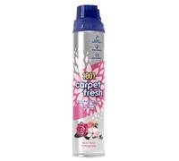 1001 Carpet Fresh Blush Rose & Magnolia Spray 300ml Quick Drying Fine Foam Carpet Freshener Eliminates Odours at Source, No Vacuuming Required, Hours of Long Lasting Freshness, Blended Fragrance