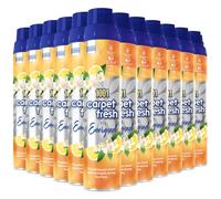1001 Carpet Fresh Feel Energised Spray 300ml Quick-Drying Fine Foam Neutralises Odours Fast Long-Lasting Aromatic Scent Designed Lift Your Mood, Suitable for Carpets, Rugs & Upholstery Fragrance x12
