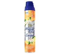 1001 Carpet Fresh Feel Energized Lemon Spray 300ml - Quick Drying Fine Foam Carpet Freshener, Eliminates Odours at Source, Long Lasting Freshness, For Carpets Rugs & Upholstery, Fragrance Blended