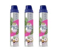 1001 Carpet Fresh Foam Freshener, Exotic Fruit & Coconut Fragrance, Eliminates Odours, 300ml, Pack of 3