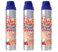 1001 Carpet Fresh Peony & Raspberry Odour Remover 300ml (Pack of 3)