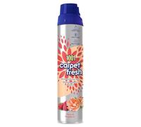 1001 Carpet Fresh Peony & Raspberry Spray 300ml Can, Quick Drying Fine Foam Carpet Freshener Eliminates Odours at Source, No Vacuuming Needed, Hours of Freshness, Blended by Fragrance Experts