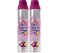 1001 Carpet Fresh Pet - Thai Orchid & Passionfruit - 300ml (Pack of 2)
