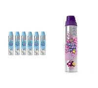 1001 Carpet Fresh Spray Soft Jasmine & Fresh Linen Fragrance, Hours Of Freshness, Rugs & Upholstery, Pack of 6x 300mlCan & 1001 Carpet Fresh Pet - Thai Orchid & Passionfruit - 300ml