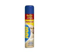 1001 Mousse Carpet and Upholstery Cleaner 350ml - Deep Cleaning Foam Spray for Carpets, Sofas & Fabric Upholstery - Fast Acting Stain & Dirt Remover - Fresh Fragrance Formula
