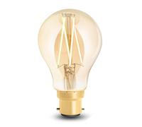 1001 WiZ B22 LED Bayonet Filament Tunable Dimmable Lightbulb in Amber 1001 Amber