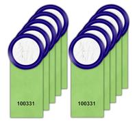 100331 Vacuum Bags for ProTeam 10 Quart MegaVac, CoachVac, Super CoachVac, Filter Bags for ProTeam 10 Qt. Backpack Vacuum, Open Cirular Collar, 10 Pack