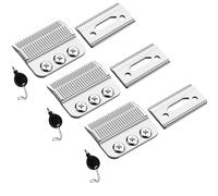 1005-100 Professional 3-Hole Blade,Compatible with Wahl Designer,Senior, Cordless Designer,Pilot,Sterling 4 and Nugget Clippers, 1mm-3mm Cut Length(Sliver) (3 Packs)