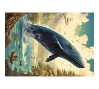 1008-Piece Creative Jigsaw Puzzle Set 6 Individually Boxed Puzzles for a 6-Day Progressive Challenge Family Activity Completed as a 70×50cm Artwork