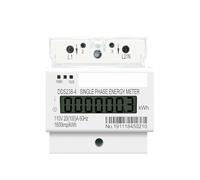 100A 110V 220V 50-60HZ LCD Single phase 2 wire 3 wire Din-rail kWh watt hour meter BIANMTSW(L N 110V 60Hz)
