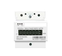 100A 110V 220V 50-60HZ LCD Single phase 2 wire 3 wire Din-rail kWh watt hour meter(L N 220V 60Hz)