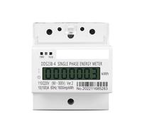 100A 110V/220V 90-300V 60HZ Single phase three wire Din rail KWH Watt hour din-rail meter LCD BIANMTSW