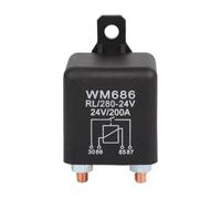 100A-200A Starter Relay 12V/24V High Current Heavy | 100A-200A High Current Automotive Starter Relay, 12V/24V, 4-pin, Sealed Housing For Engines/winches(200A)