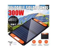 (100A) 300W Foldable Solar Panel Dual USB/TYPE C/DC Protable Outdoor Folding Solar Cells Solar Battery Charger for Phone RV Car