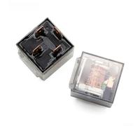 100A 4-Pin SPDT Automotive Relay, 12V/24V DC High Capacity Switching for LED Indicator, Sealed Waterproof for Car Motorcycle UTV(12VDual-contact 4-pin)