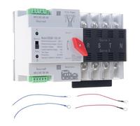 100A 4Pole Double Power Automatic Transfer Switches Din Track Mounted Transfer Controllers For Home Generator Fast Switching Power Switches For Data Centers