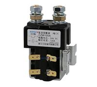 100A DC Contactor CZW100A ZJW100A SW80 Power Relay 12V 24V 36V 48V 60V 72V for Car Electric Forklift Trucks Ships Battery(Coil voltage 48VDC)