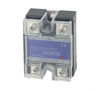 100A DC Solid State Relay For SSR for DC Circuit Switching with LED Indicator Screw Terminals and Bolt Mounting