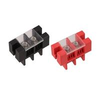 100A Energy Storage Terminal Block with Pure Copper Conductors and UL94V-0 Flame-Retardant Thermosetting Plastic Housing, for Lithium Battery Packs, DC1000V Rated, 2-Pack