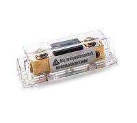 100A Inline ANL fuse holder fits for 0 2 4 Gauge wire including 2 pcs 100A ANL Fuse 1pc Hex key wrench