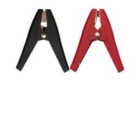 100A Insulated for Alligator Clips 90mm Red Black Crocodile Clips for Electrical Testing Car for Battery Charging