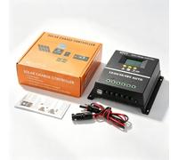 100A MPPT Solar Charge Controller, 12V/24V/36V/48V Solar Panel Controller, Solar Panel Charge Controller with LCD Display, Dual USB Ports, Intelligent Regulator, Max 100V Input for Rapid Charging