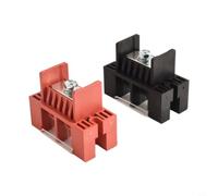 100A Pure Copper Busbar Terminal Block for Solar Energy Storage - Flame Retardant DC Power Distribution with M8 Screw Fixing Wall Mount