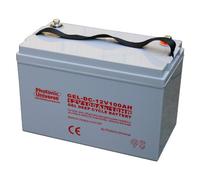 100Ah 12V Photonic Universe Gel deep cycle battery for a motorhome, caravan, camper, boat, yacht, solar or wind power system, UPS, emergency and off-grid/back up power systems