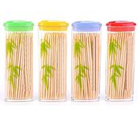 100approx Wooden Dental Tooth Picks Bamboo Toothpicks Portable Case Oral Hygiene