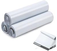 100bags Strong Mailing Postage Bags Post Mail White Postal Bags Parcel Bags Self Seal (12 x 16 inches (30.5 x 40.6) cm)